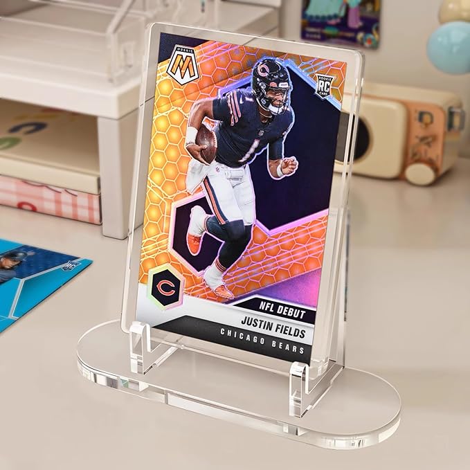 tutata Acrylic Trading Card Display Stand, 10 Pack Clear Card Stands, Card - Image 5