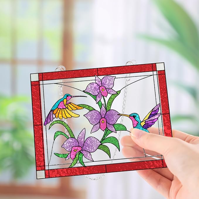 Humyoun 65 Pcs Stained Glass Painting Starter Kit - Image 4