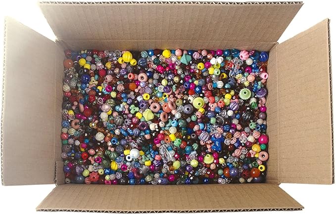The Beadery Bonanza 5LB of Mixed Craft Beads - Image 2
