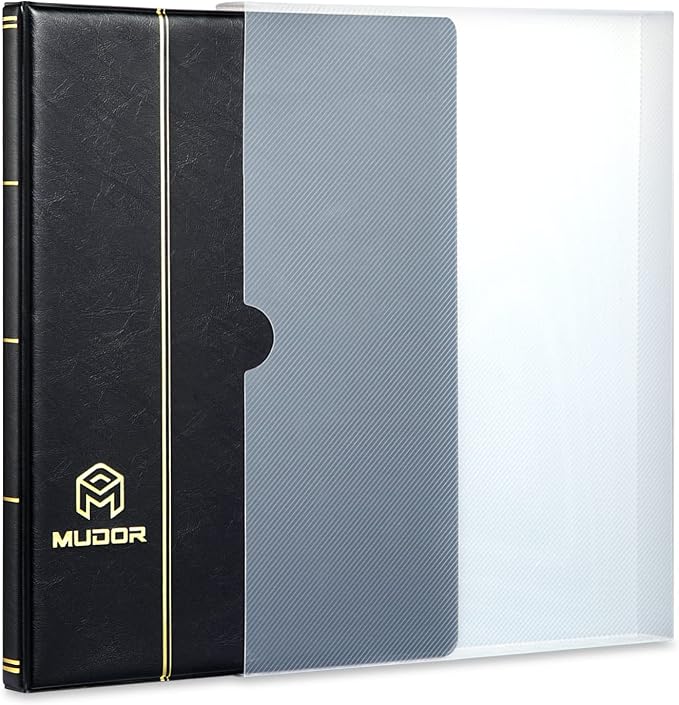 MUDOR 2 Pockets Stamp Collection Book, Stamp Albums - Image 6