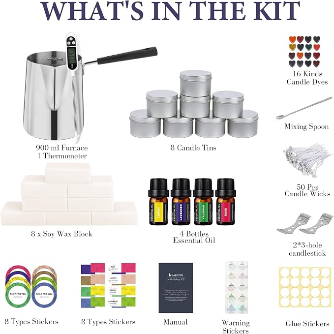 SAEUYVB Candle Making Kit, Complete Candle Making Kit - Image 2