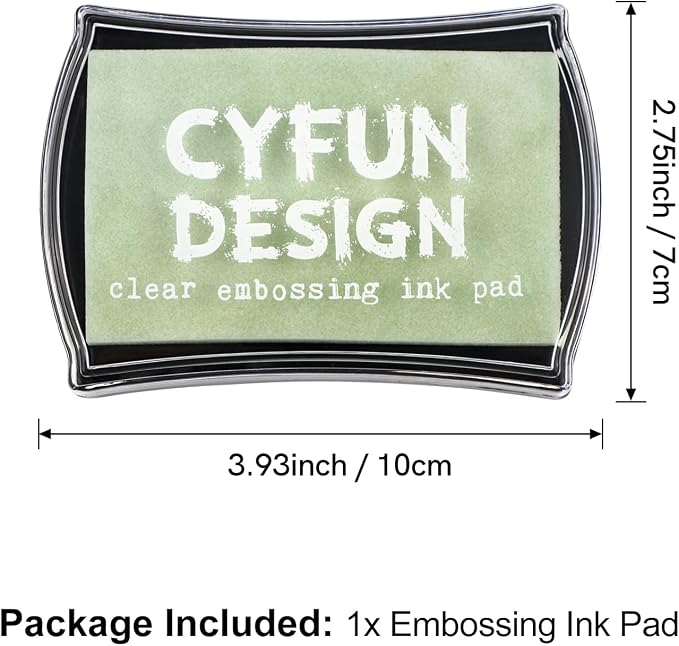 CYFUN DESIGN Clear Embossing Ink Pad - Image 3