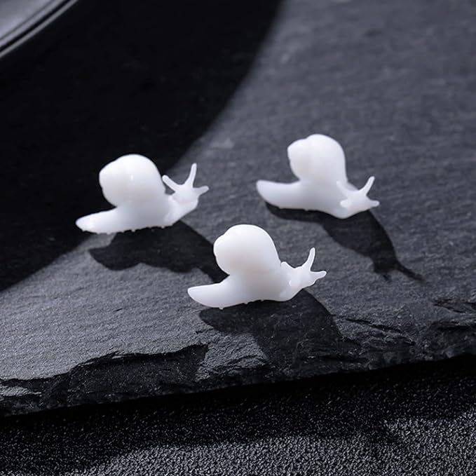 Woohome 7 PCS 3D Resin Mould Filler Casting Moulds, Mini Frog Snails Horse - Image 3