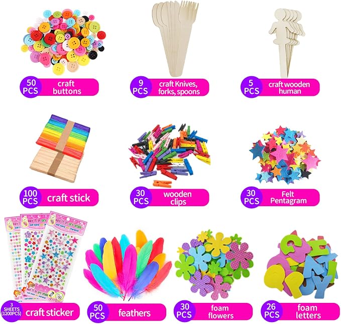 Itopstar 3000 Kids Arts and Crafts Supplies - Image 4
