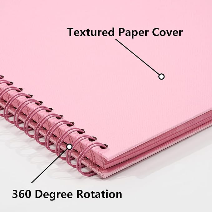 Vienrose Scrapbook Album 10x10 Inch Blank Thick Kraft Paper DIY Scrapbooking - Image 5
