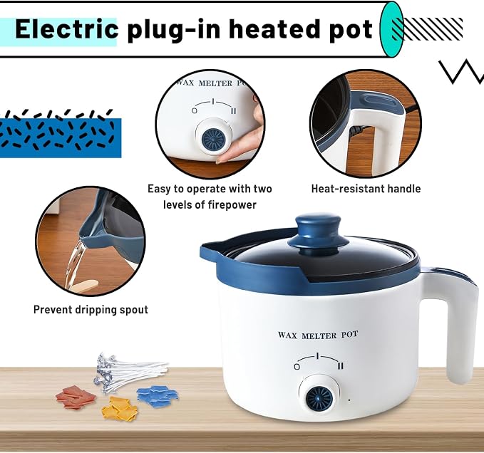 Ksedcon Wax Melting Pot for Candle Making, Electric Wax Melter - Image 3