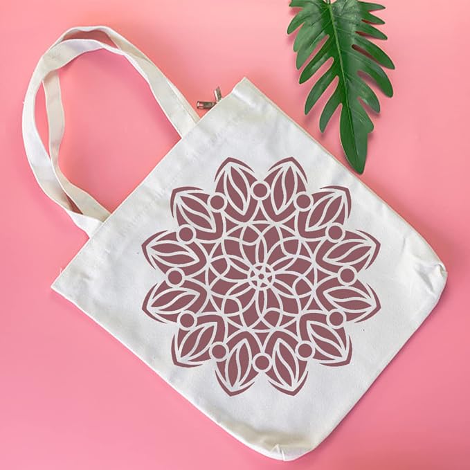 INFUNLY 9PCS/Set Mandala Flowers Wall Stencils - Image 5