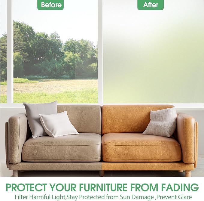 STATINT Frosted Glass Window Privacy Film Sun Blocking UV Protection Window - Image 8