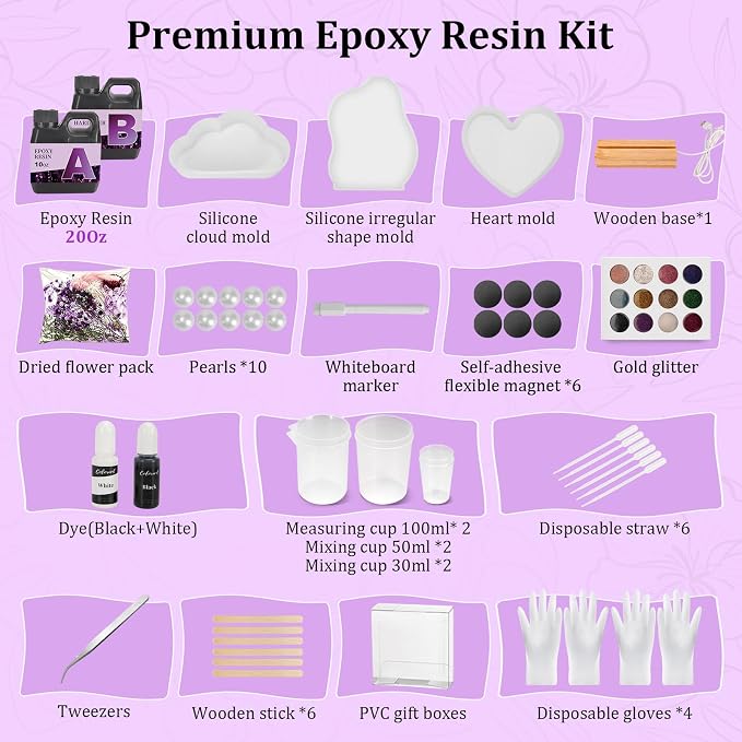K KERNOWO Epoxy Resin Kit for Beginners, Resin Kit - Image 6