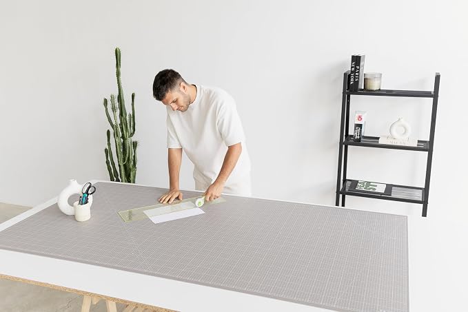 Elan Cutting Mat 36x72 Black & Taupe, Extra Large Self Healing Cutting Mat 36 x - Image 6