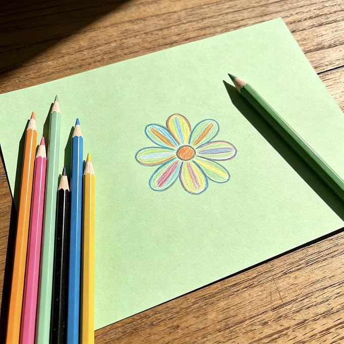 100 Sheets Large Green Craft Paper - Image 5