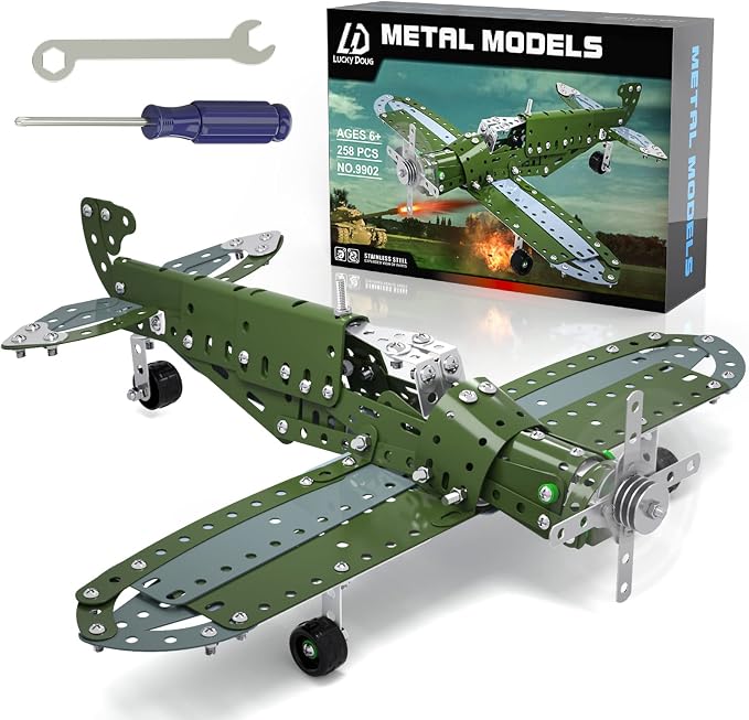 Lucky Doug Building Toys Model Airplane Set by LuckyDoug