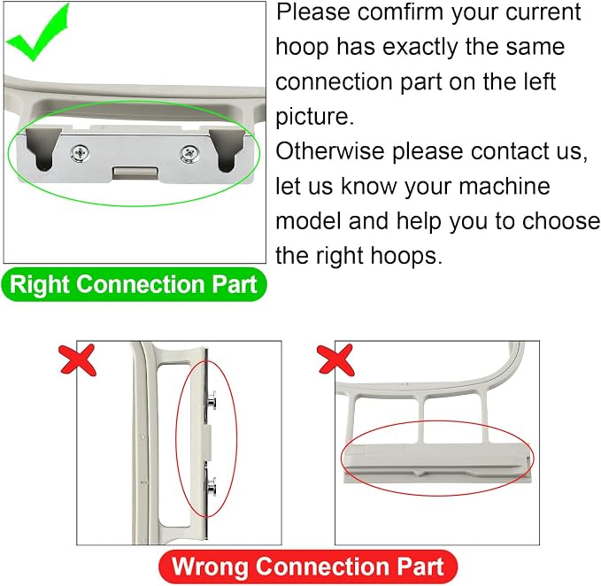 Sew Tech Embroidery Hoops for Brother PE900 PE800 SE2000 SE2100DI SE1900 PE770 - Image 3