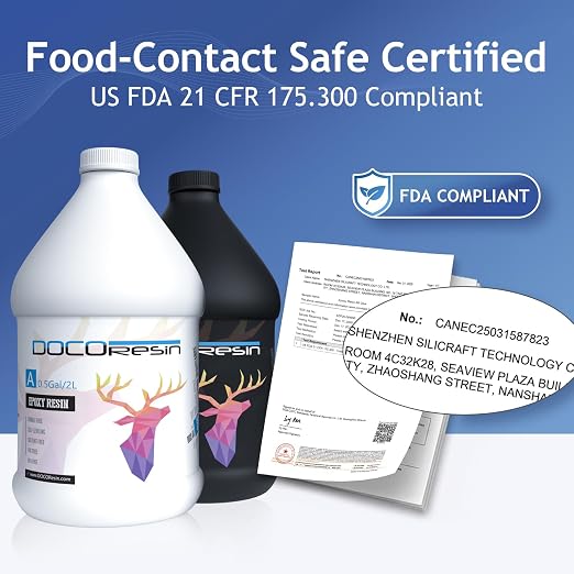 FDA Compliant Food Safe Epoxy Resin 1 Gallon Kit - Image 6