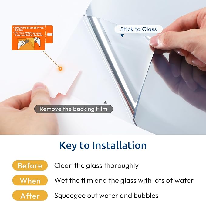 rabbitgoo Window Privacy Film One Way Window Tint - Image 5