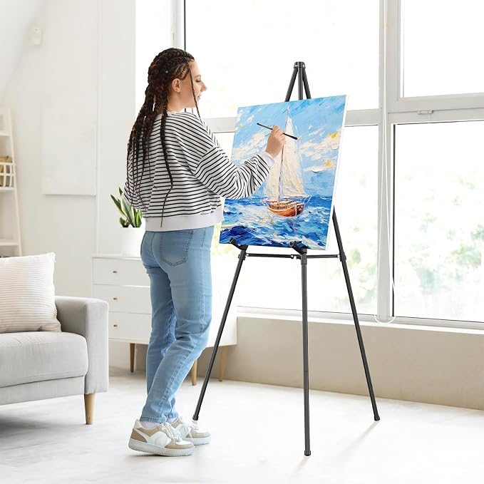 Easel Stand for Sign Portable, Adjustable Metal Easels for Display, Wedding - Image 7