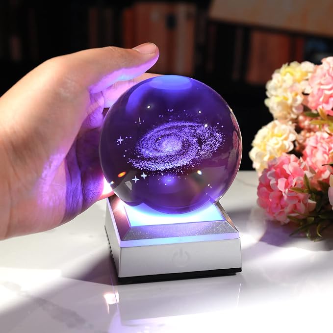 Ornalrist 3.15 Inch 3D Galaxy Planet Glass Ball - Image 5