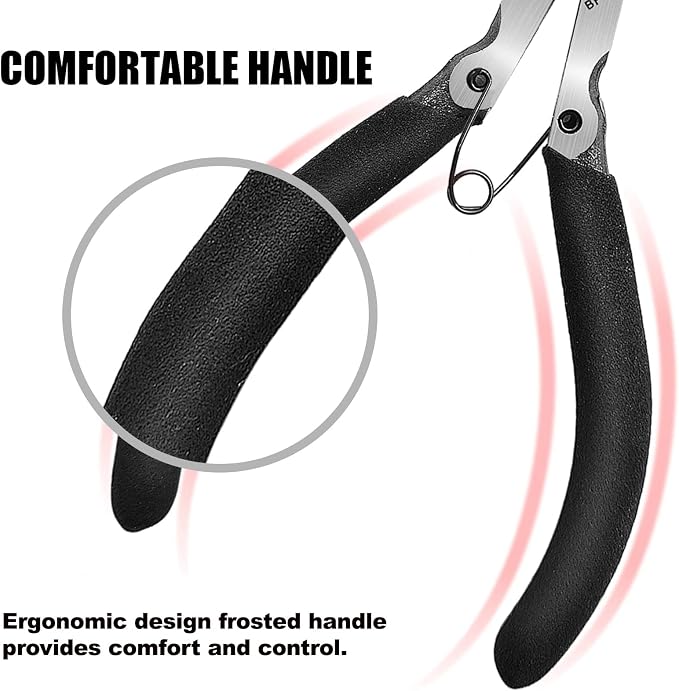 BOENFU 5 inch Flush Cutters Precision Wire Cutters Wire Snips Small Wire Nippers - Image 4