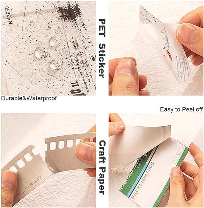 Doraking 94PCS Film Scrapbook Paper Packs - Image 5