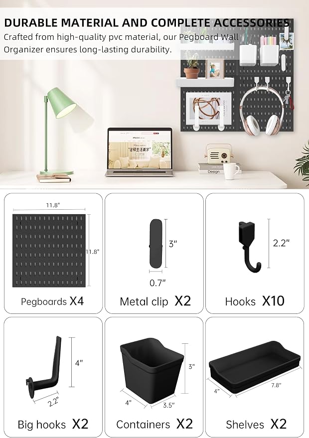 Wall Organizer Peg Board - Image 2