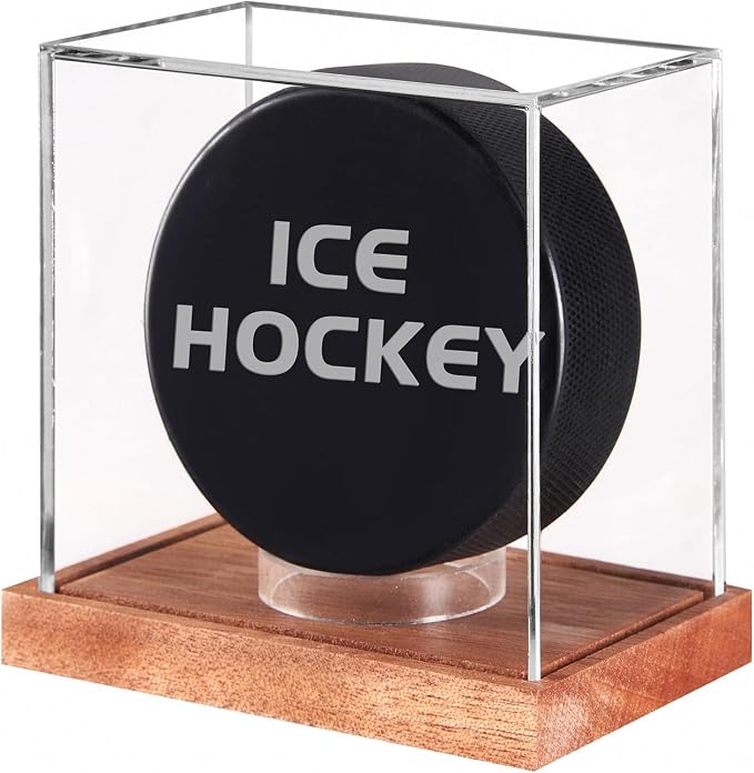LITY Hockey Puck Display Case, No Assembly Required Acrylic Clear Holder by Unknown