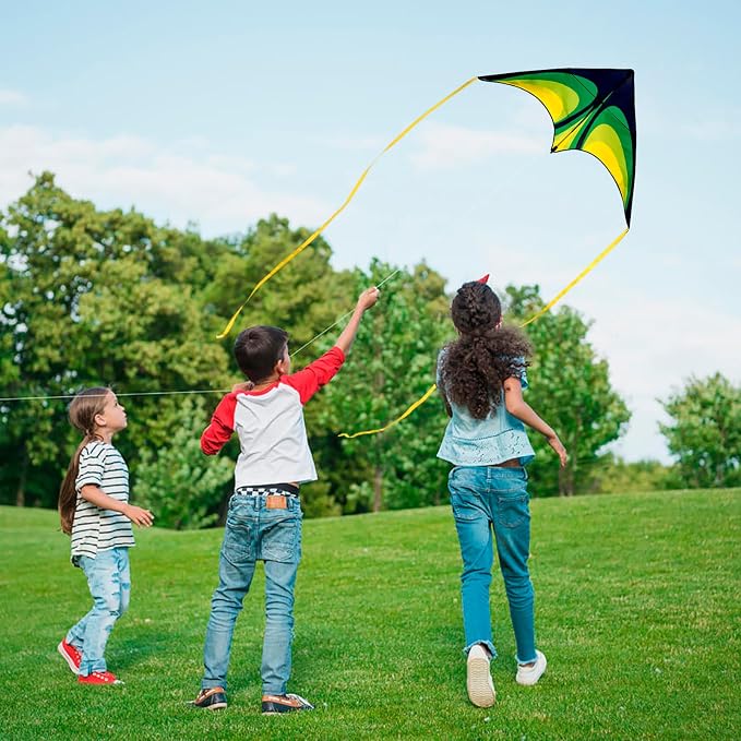 Delta Kite Set for Kids and Adults, Extremely Easy to Launch for Beginners - Image 7