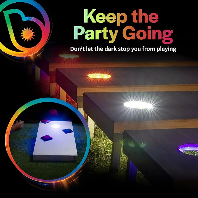 Brightz LED Cornhole Board Ring Lights - Image 5