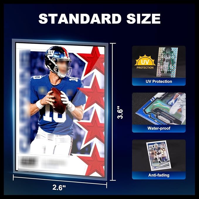 5000ct Clear Card Sleeves for Trading Cards, Soft Baseball Sports Card Sleeves - Image 4