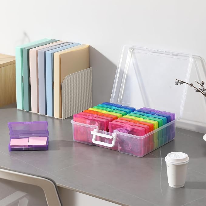 novelinks Photo Storage Box and 16 Inner 4" x 6" Photo Storage Containers | - Image 7