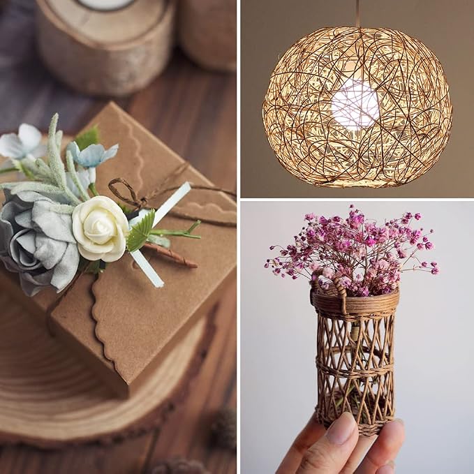 Brown Floral Wire, 656 Feet 2mm Paper Covered Bind Wire - Image 6