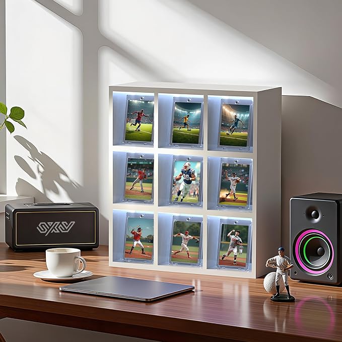 Skyhill 102ct Magnetic Card Holders, 35pt Acrylic One Touch Card Holder - Image 8