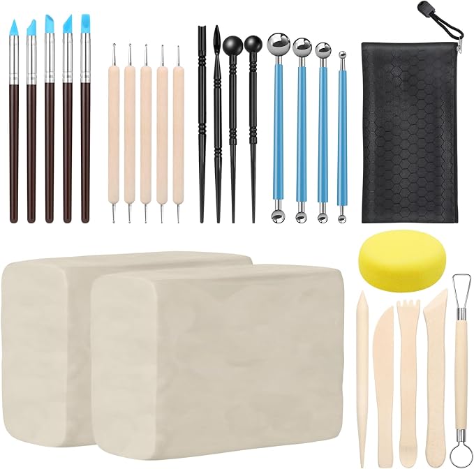 ZEHIQ White Air Dry Clay 2.2 lbs by ZEHIQ