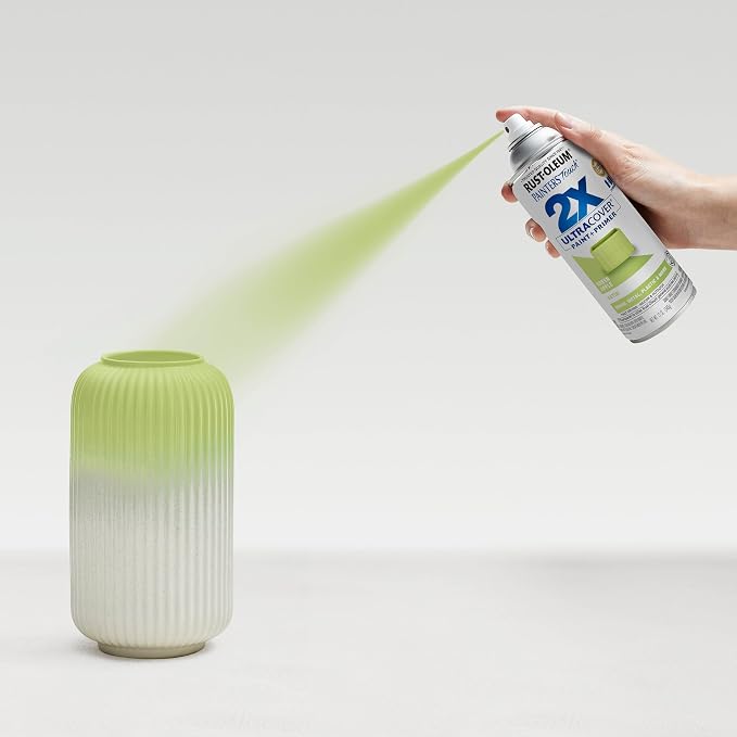 Rust-Oleum Painter's Touch 2X Ultra Cover Spray Paint, Satin Green Apple | - Image 6
