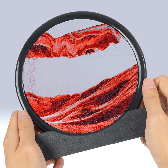 Meeitec Moving Sand Art, 3D Liquid Motion Deep Sea Sandscape Color Quicksand - Image 5