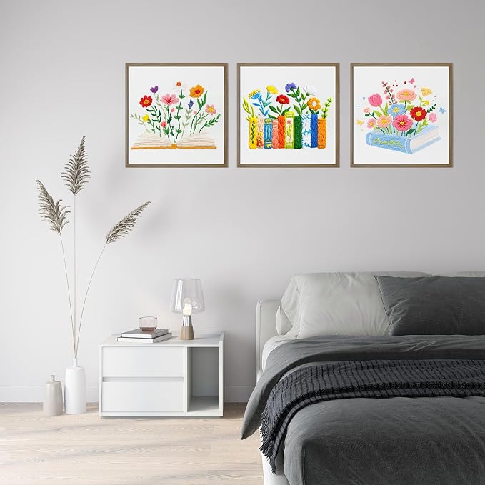 Louise Maelys 3 Pcs Floral Book Embroidery Kit - Image 6