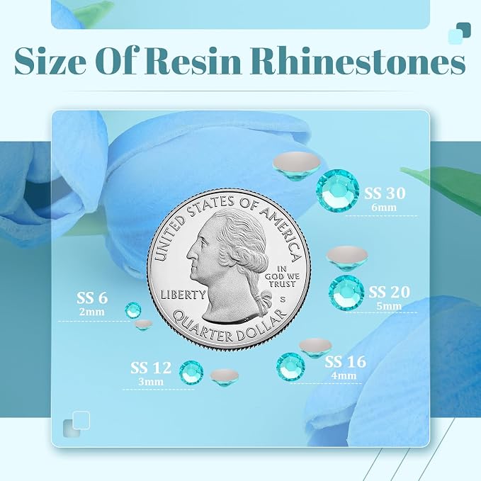 4000PCS 5mm Resin Rhinestones Bulk - Image 3