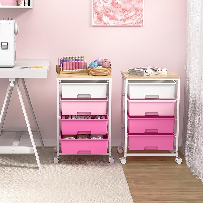 SYKIARIOL Utility-Rolling-Craft-Storage-Cart-Organizer - Image 8