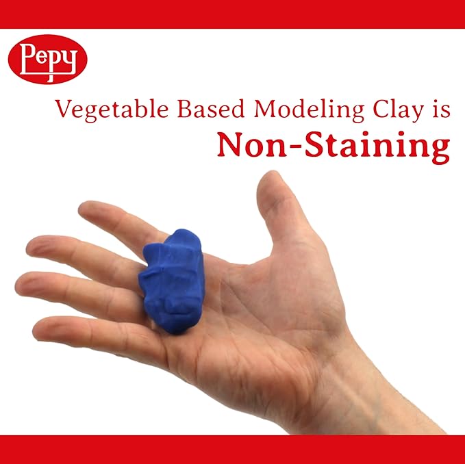 Pepy Plastilina Reusable and Non-Drying Modeling Clay Gift Set; Set of 48 Bars - Image 5