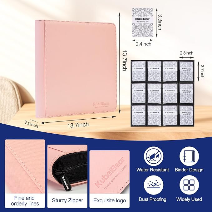Card Binder – 720 Capacity, Zippered Trading Card Holder - Image 5