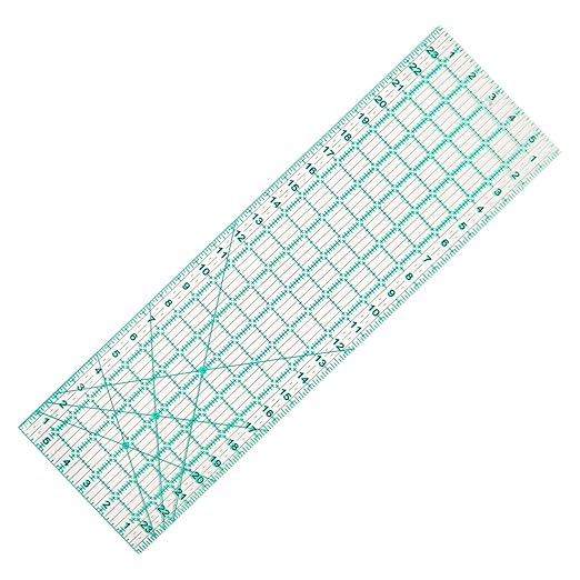 MANUFORE Quilting Ruler 6” x 24” Sewing Acrylic Ruler Anti-Slip Ruler DIY by MANUFORE