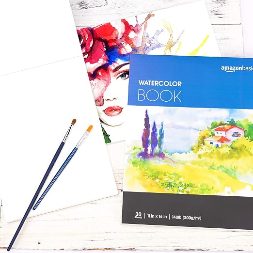 Amazon Basics Watercolor Pad for Beginners, Adults and Students, Cold Press - Image 5