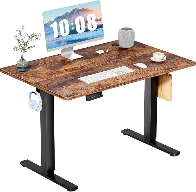 DUMOS 40 Inch Electric Standing Desk Height Adjustable, Sit to Stand Up by DumosLifestyle
