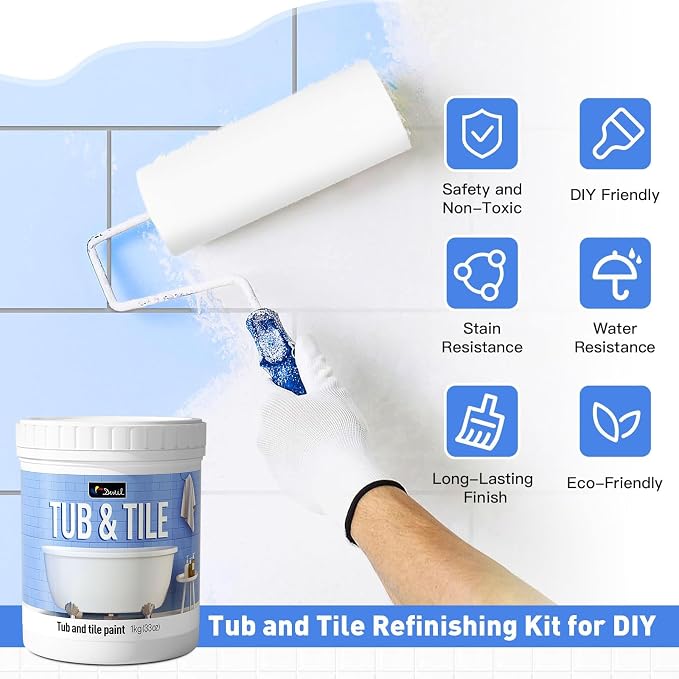 DWIL Tile Paint, Tub and Tile Refinishing Kit - Image 7
