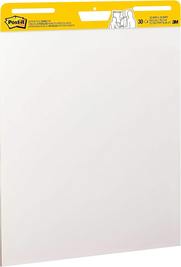 Post-it Super Sticky Easel Pad, 25 x 30 Inches, 30 Sheets/Pad, 6 Pads, Large - Image 12
