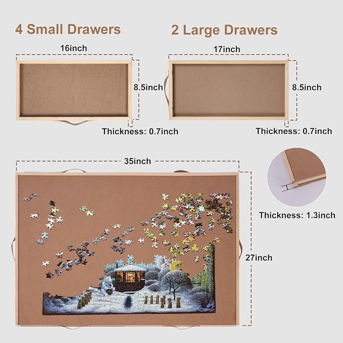 1500 Pieces Rotating Puzzle Board - Image 2