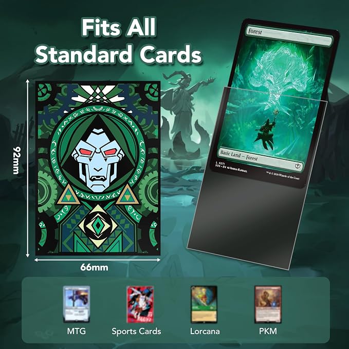 MTG Card Sleeves 100ct, Smooth Shuffle, Art Card Sleeves Deck Protector - Image 4
