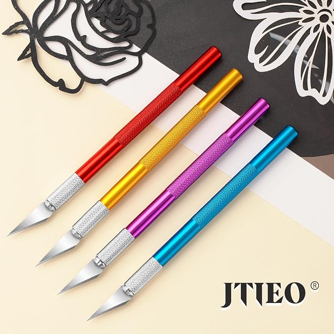JTIEO 74 Pack Hobby Knife Exacto Knife - Image 2