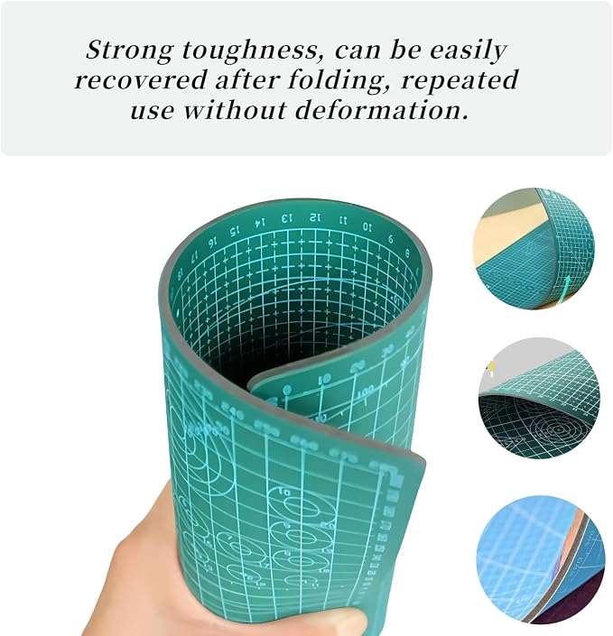 A5 Self-Healing Cutting Mat, Small Cutting Mat, Professional Double Sided - Image 4