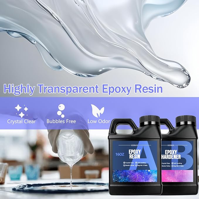KISREL Epoxy Resin Kit for Beginners, Resin Kit - Image 3