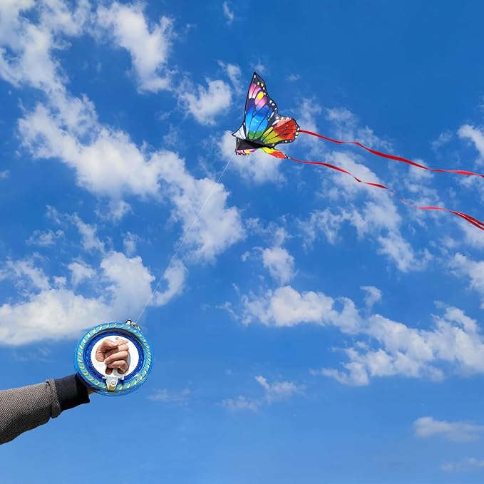 Butterfly Kites for Kids and Adults, 300ft String Handle Included - Image 5